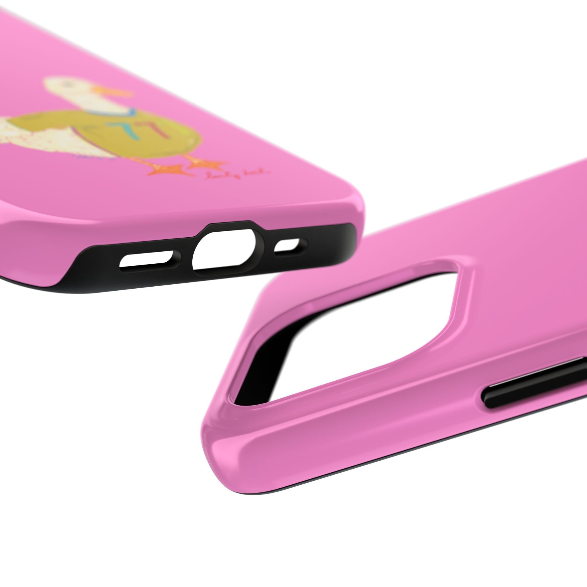 Pink Lucky Duck Phone Case