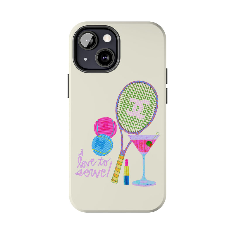 I Love to Serve Phone Case
