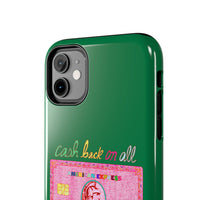 The PINK Card Green Phone Case