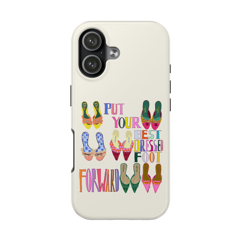 Best Dressed Foot Cream Phone Case