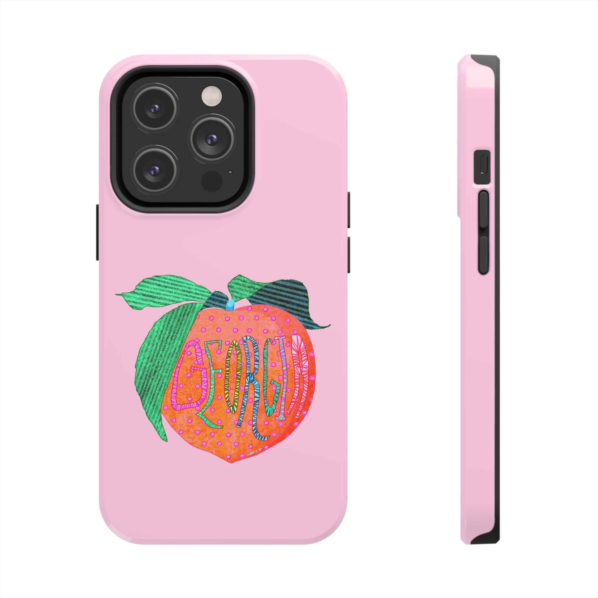 Georgia Peach Pink Phone Case