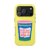 New York Coffee Cup Yellow Phone Case