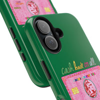 The PINK Card Green Phone Case