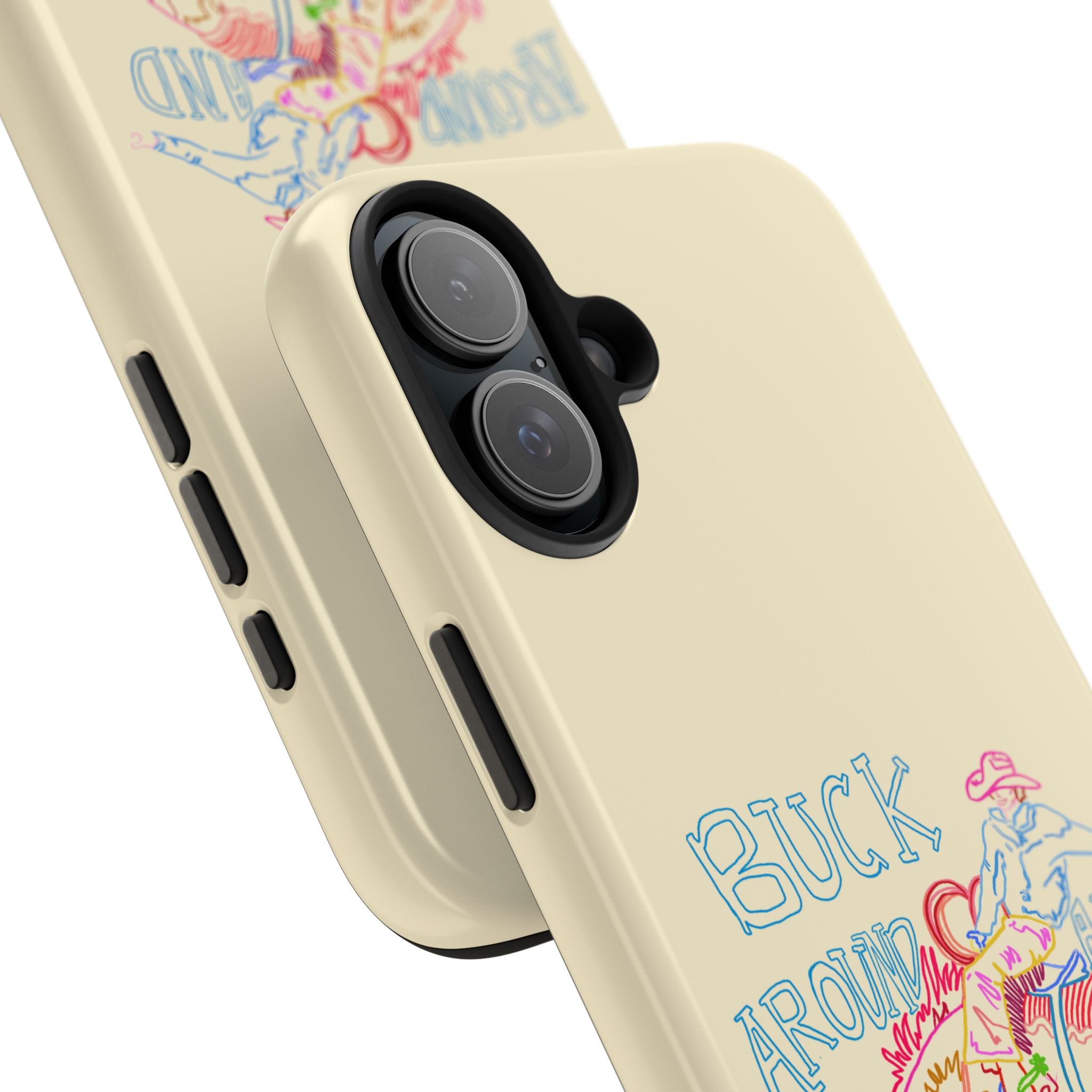 Beige Buck Around Phone Case