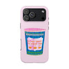 New York Coffee Cup Pink Phone Case