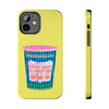 New York Coffee Cup Yellow Phone Case