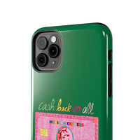 The PINK Card Green Phone Case