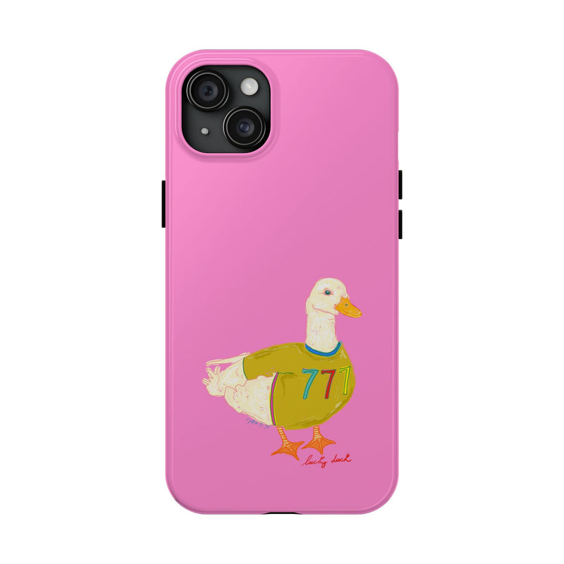 Pink Lucky Duck Phone Case