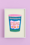 New York Coffee Cup - Art Poster Print