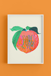 Georgia Peach - Art Poster Print