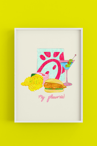 My Pleasures - Art Poster Print