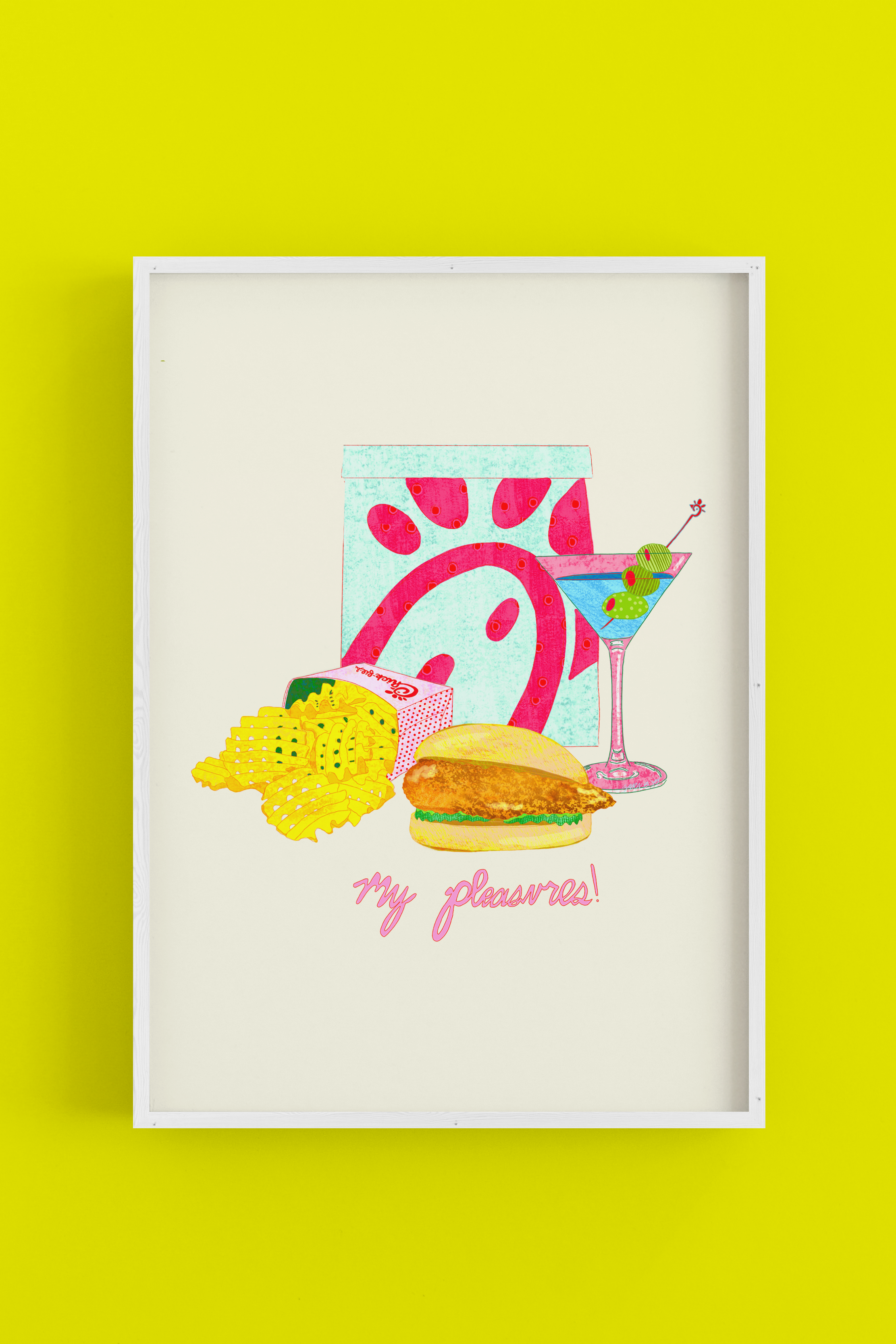 My Pleasures - Art Poster Print