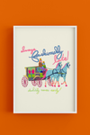 Fashionably Late - Art Poster Print