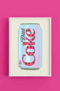 Diet Cola - Art Poster Print