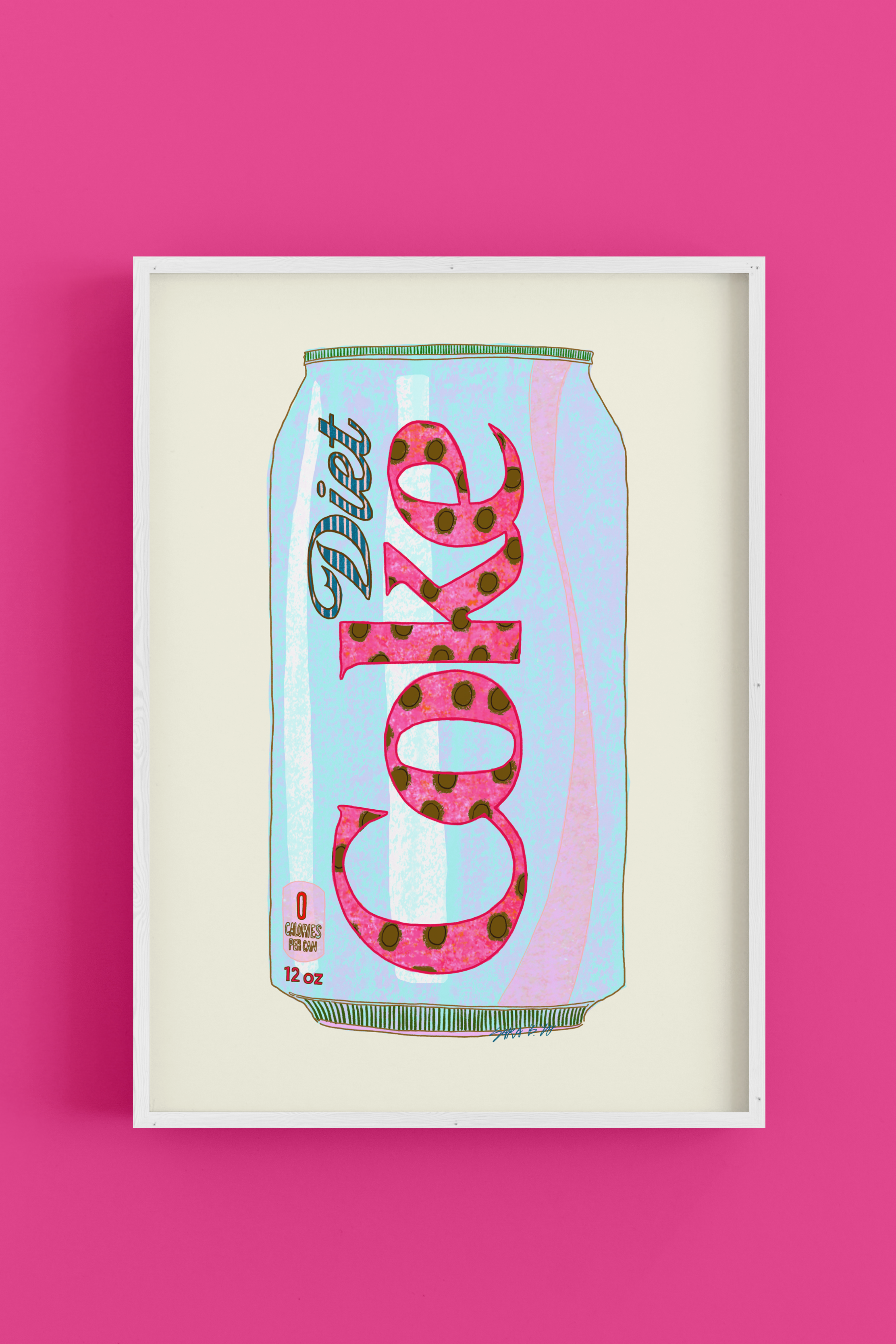 Diet Cola - Art Poster Print