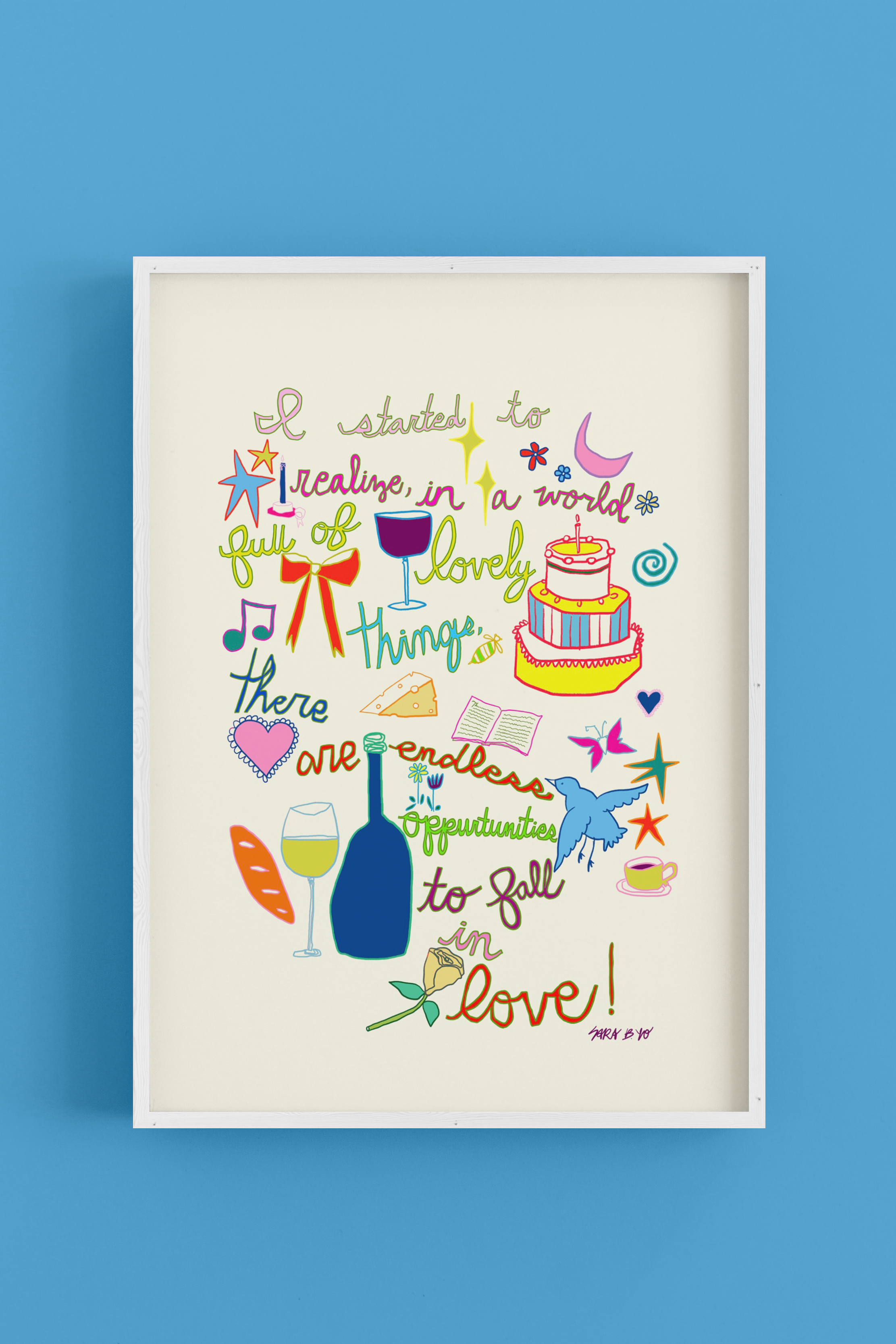 Lovely Things - Art Poster Print