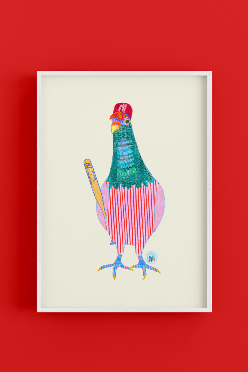 MVP (most Valuable Pigeon) - Art Poster Print