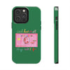 The PINK Card Green Phone Case