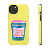 New York Coffee Cup Yellow Phone Case