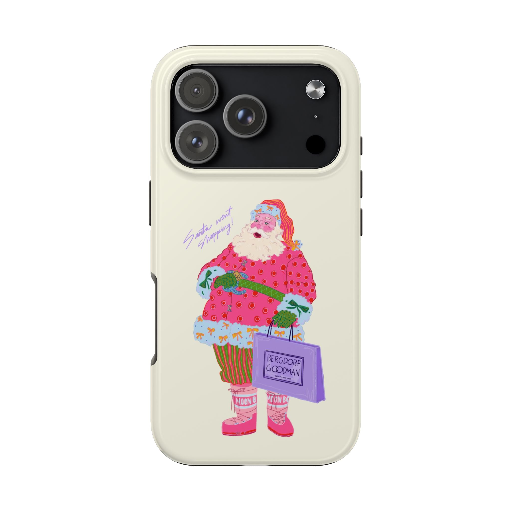 Santa Went Shopping Phone Case