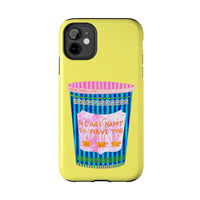 New York Coffee Cup Yellow Phone Case