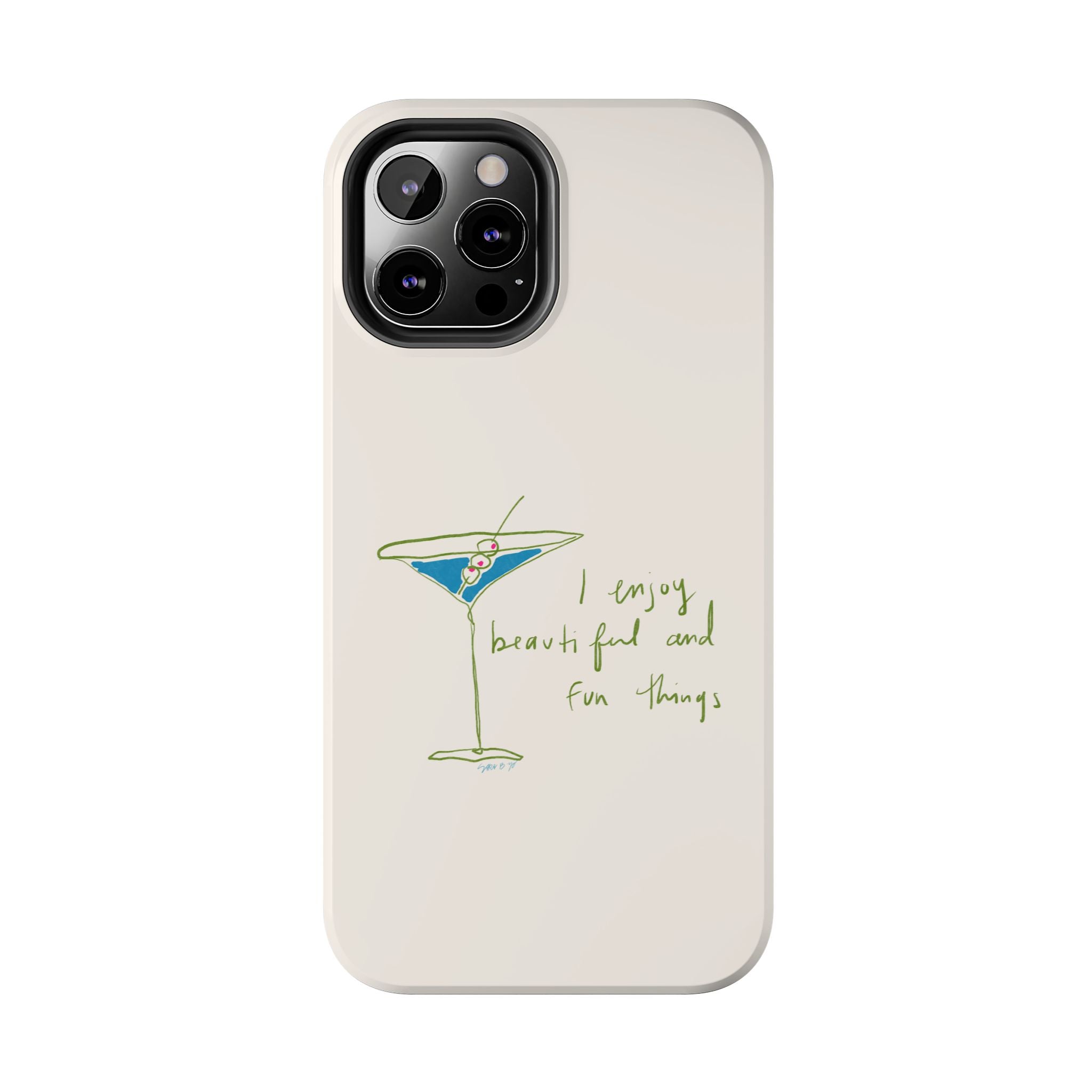 Beautiful & Fun Martini Phone Case
