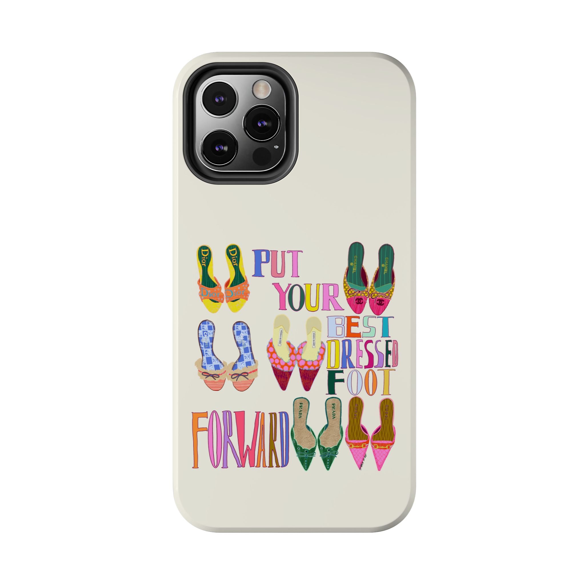Best Dressed Foot Cream Phone Case