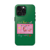 The PINK Card Green Phone Case