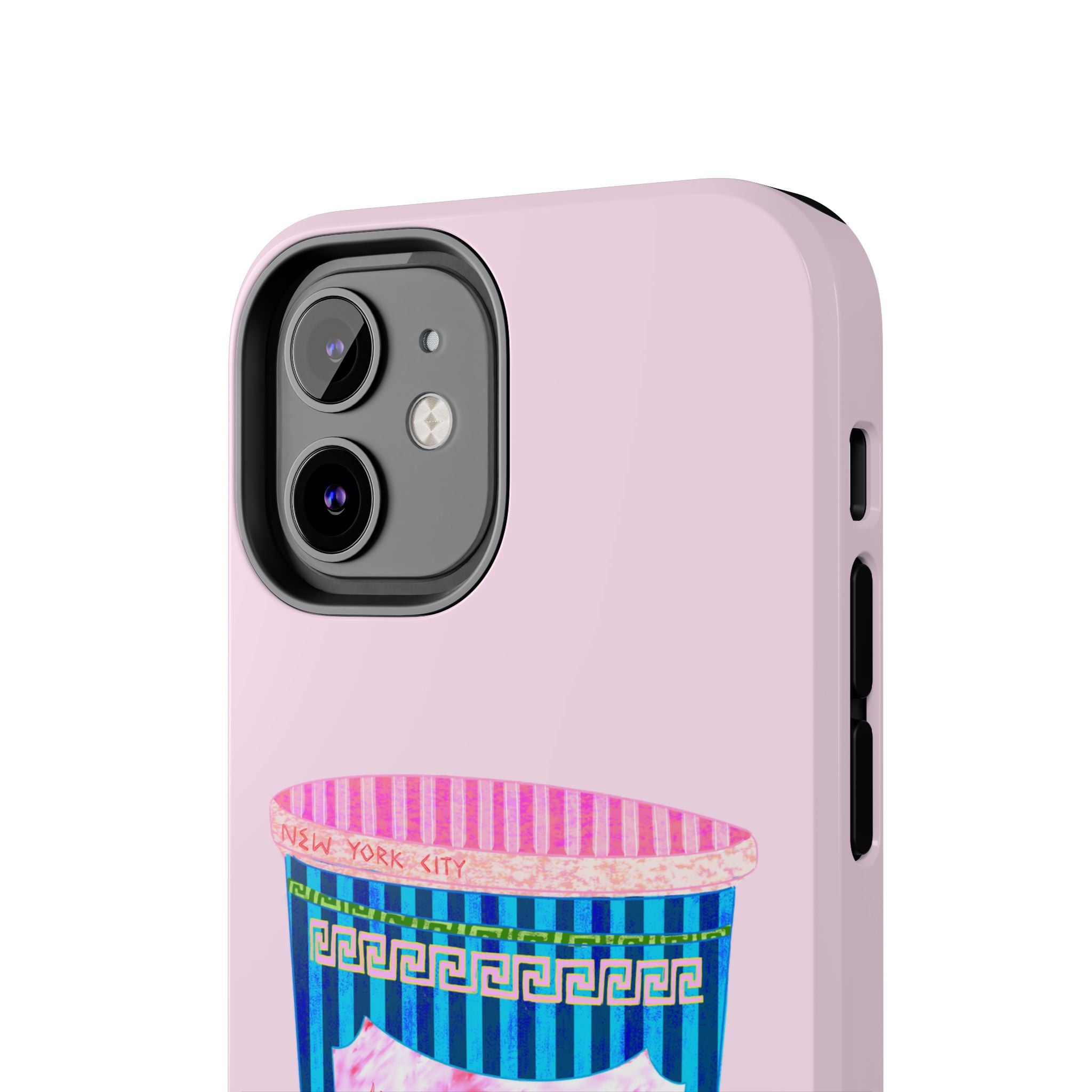 New York Coffee Cup Pink Phone Case