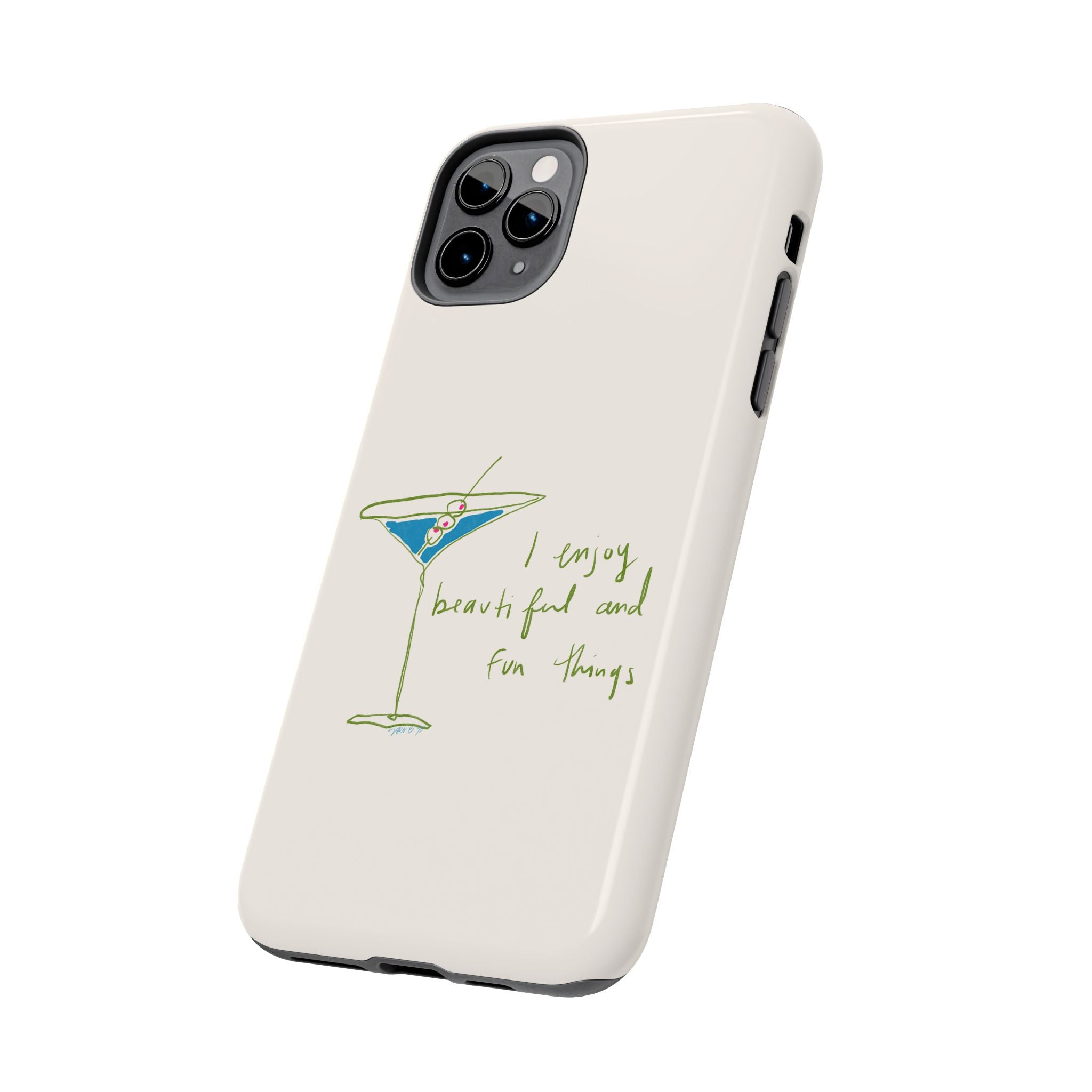 Beautiful & Fun Martini Phone Case