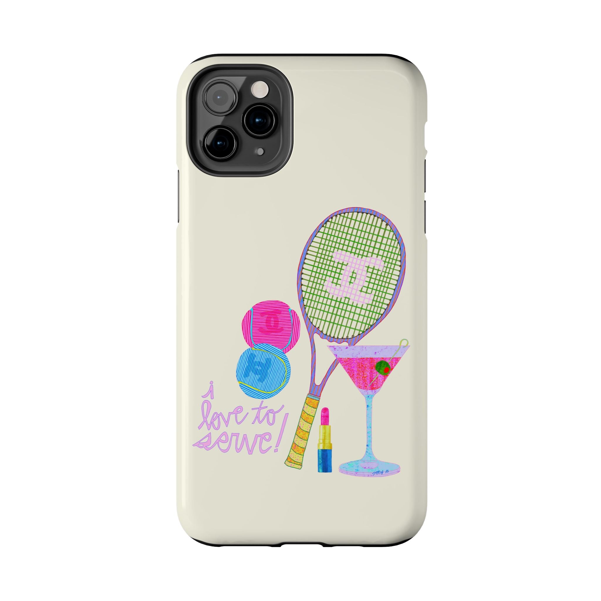 I Love to Serve Phone Case