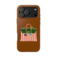 Hold Your Horses Brown Phone Case