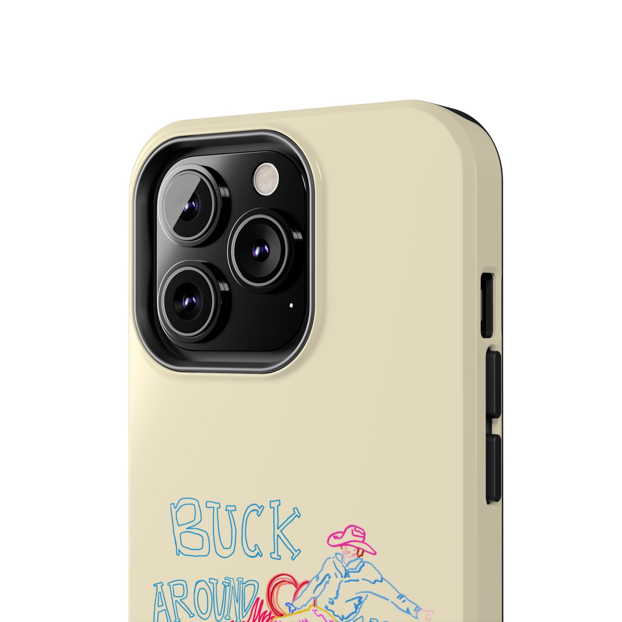 Beige Buck Around Phone Case