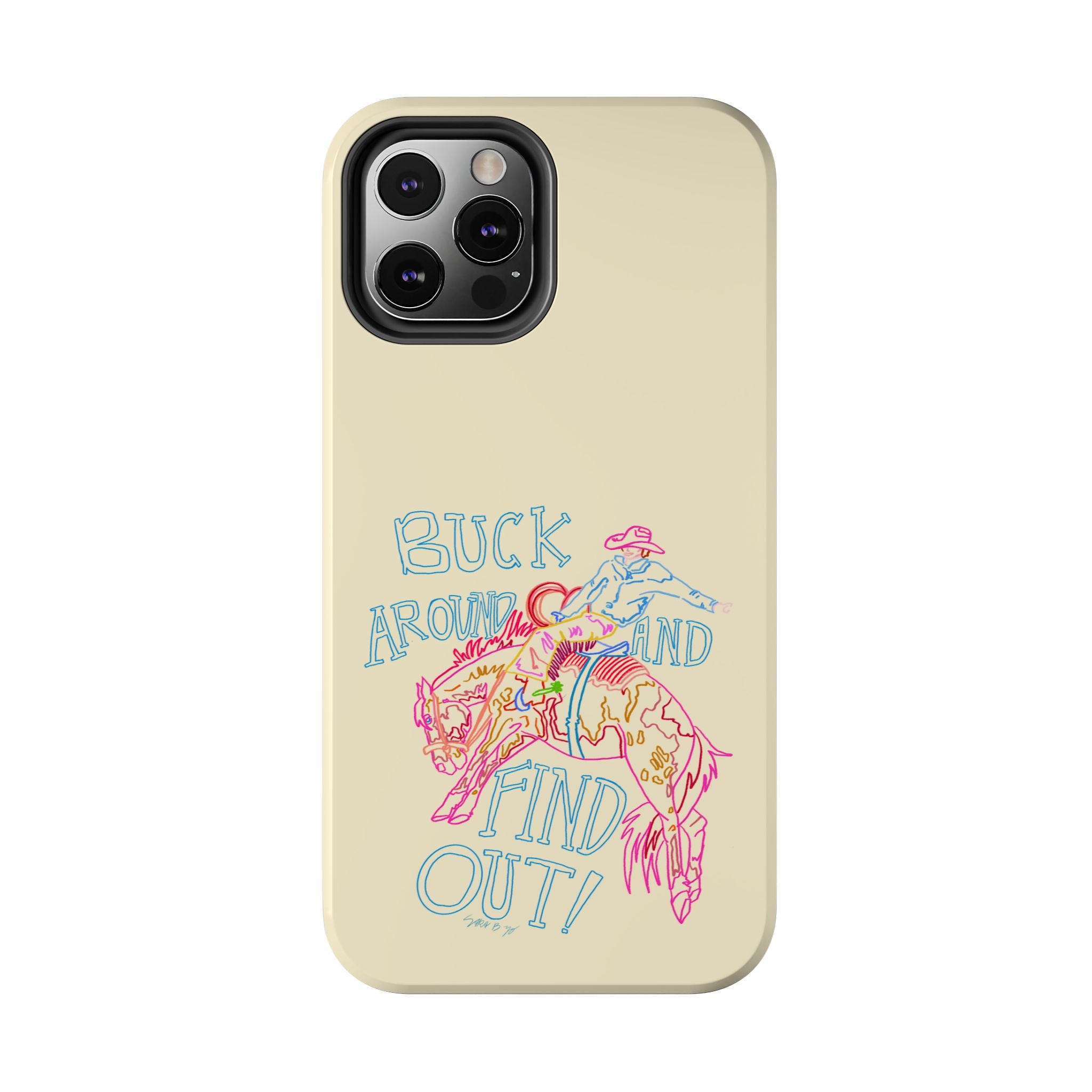 Beige Buck Around Phone Case
