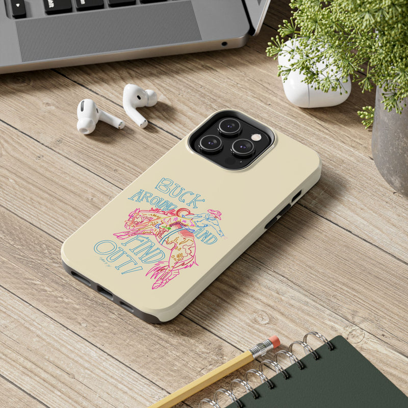 Beige Buck Around Phone Case