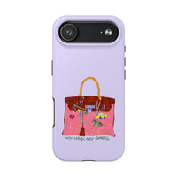 A Very Cutesy, Very Demure Lilac Phone Case