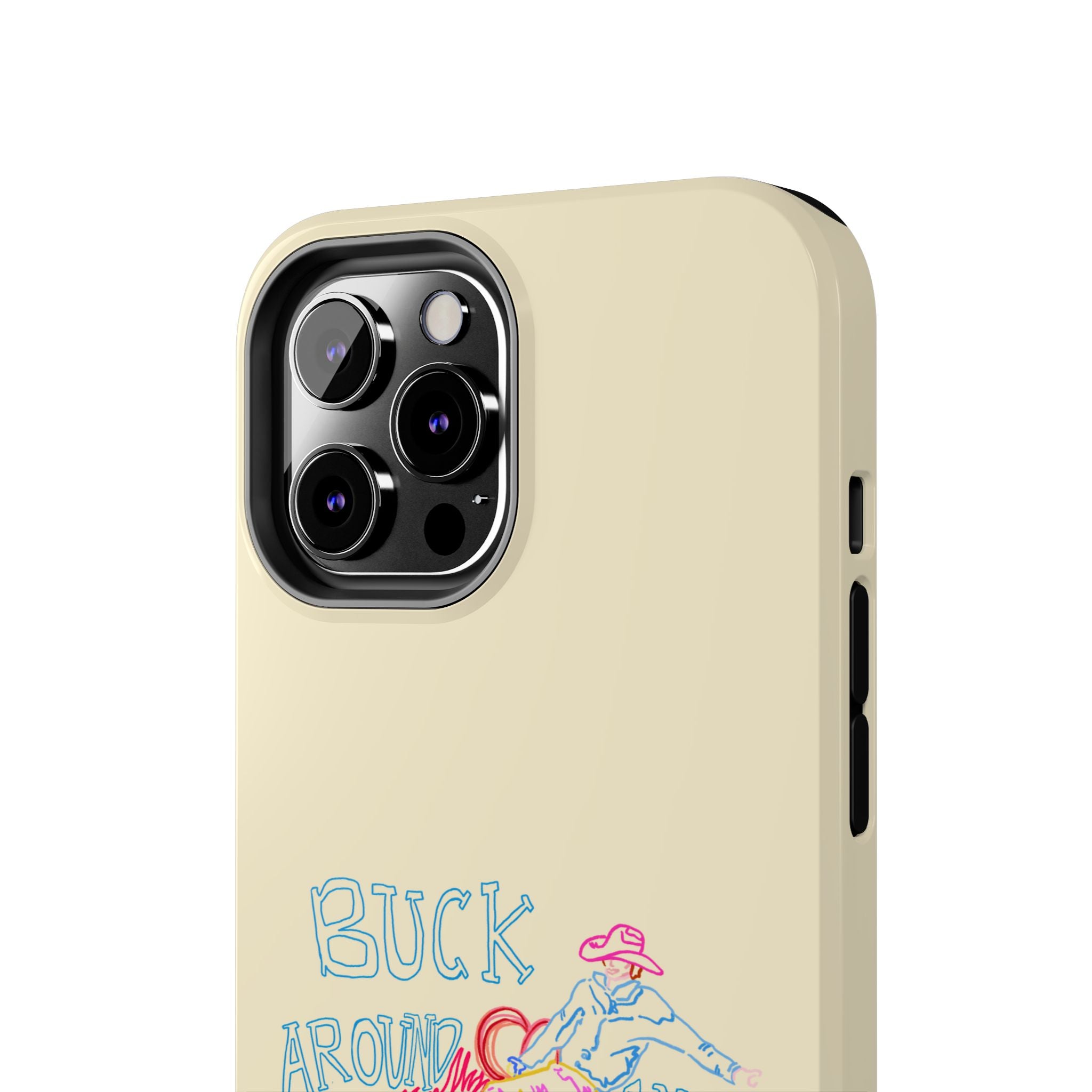 Beige Buck Around Phone Case