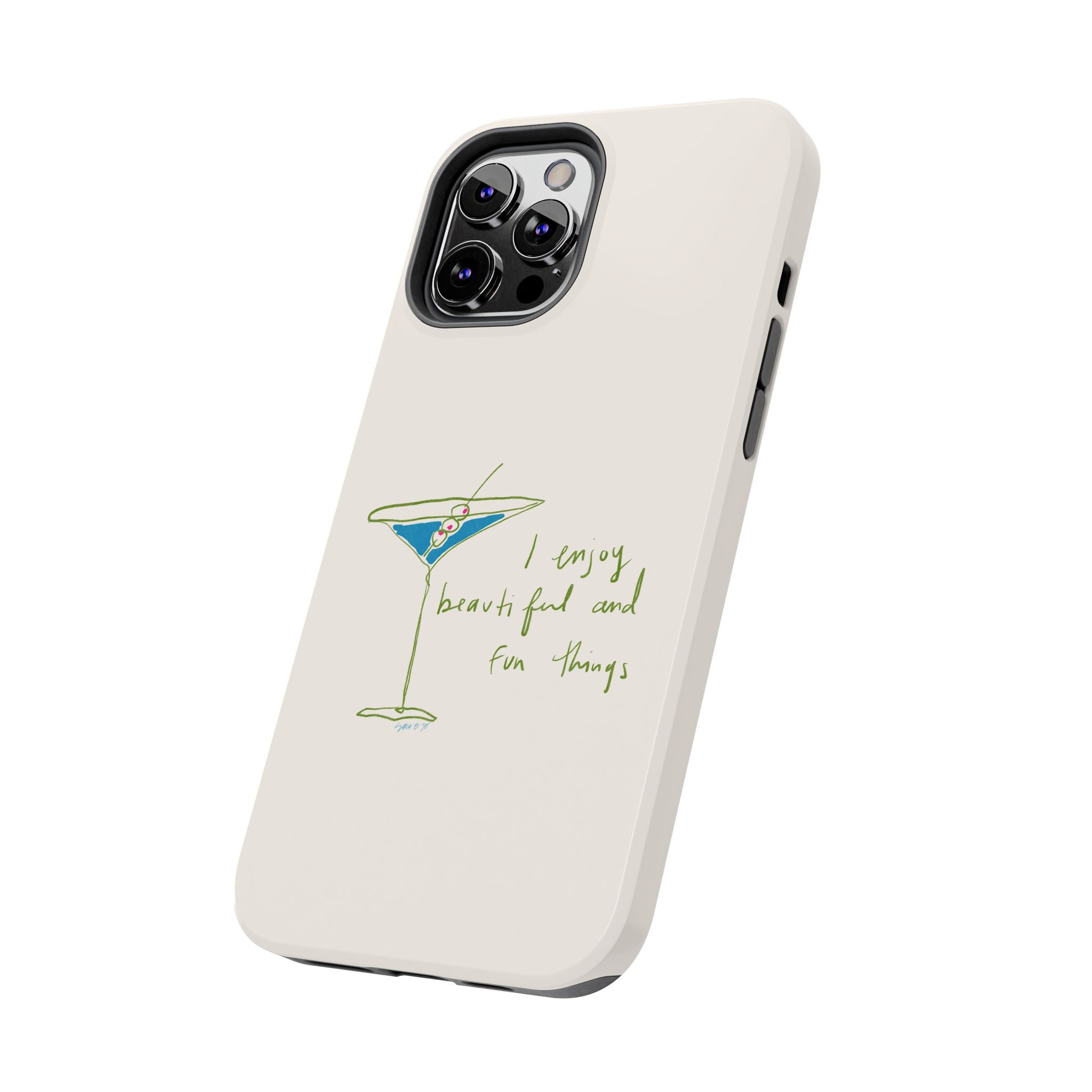 Beautiful & Fun Martini Phone Case