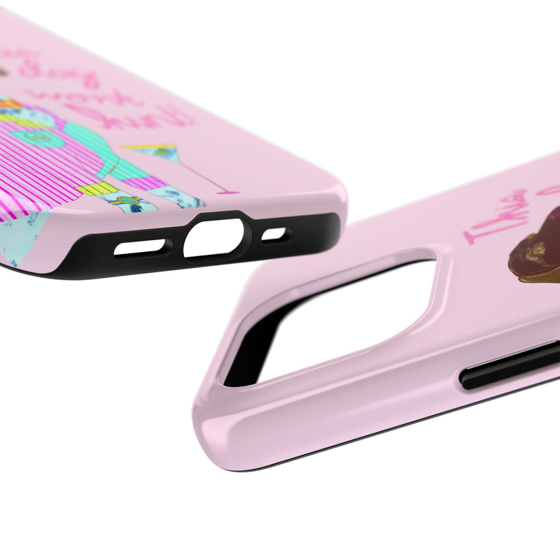 This Dog Won't Hunt Pink Phone Case