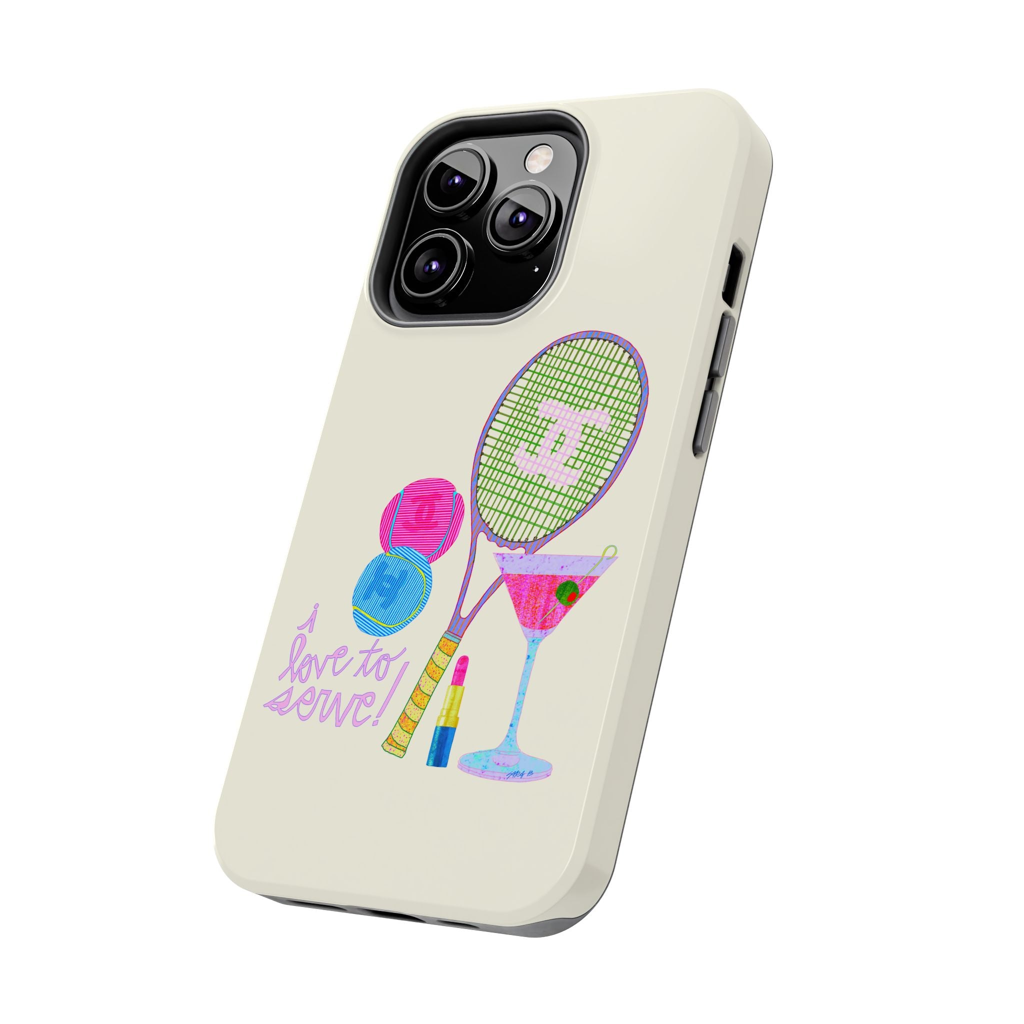 I Love to Serve Phone Case