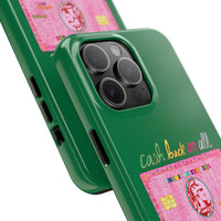 The PINK Card Green Phone Case