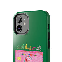 The PINK Card Green Phone Case