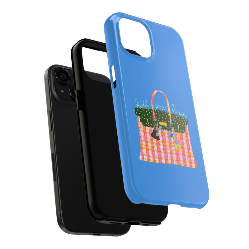 Hold Your Horses Blue Phone Case