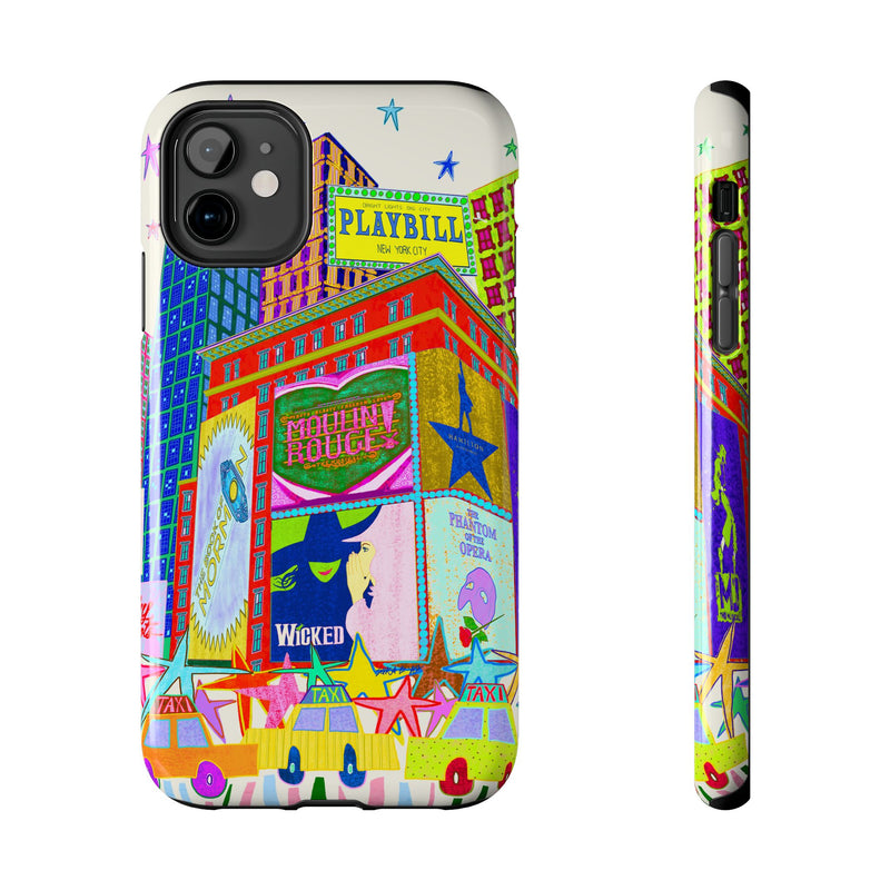 Bright Lights Big City Broadway Phone Case