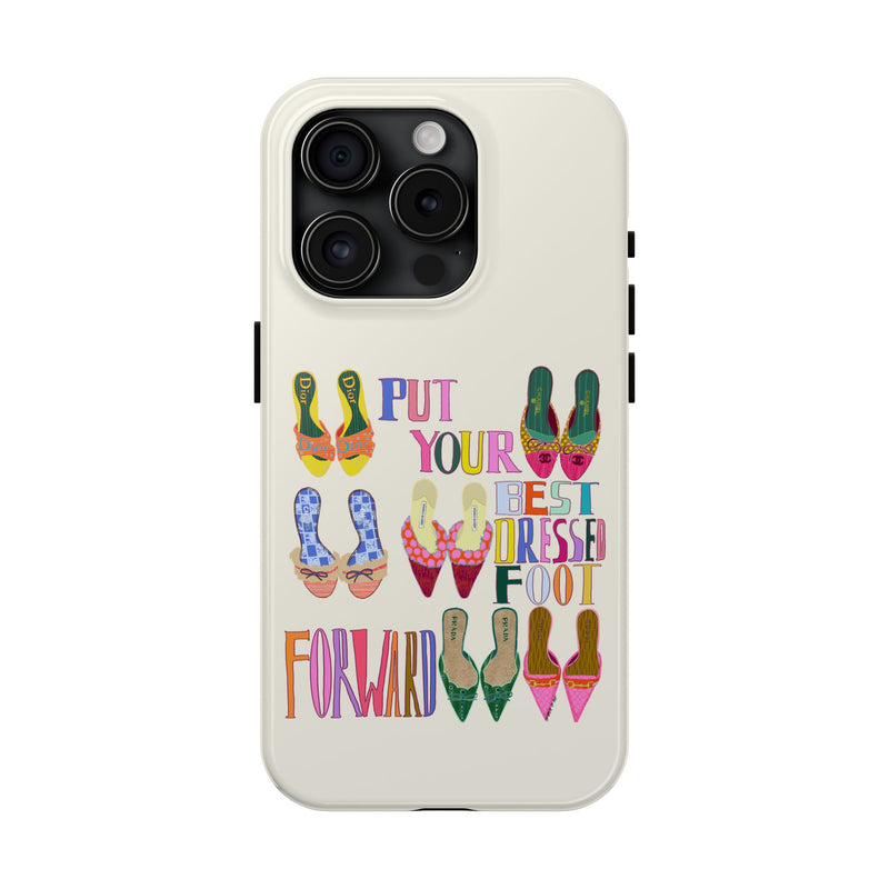 Best Dressed Foot Cream Phone Case
