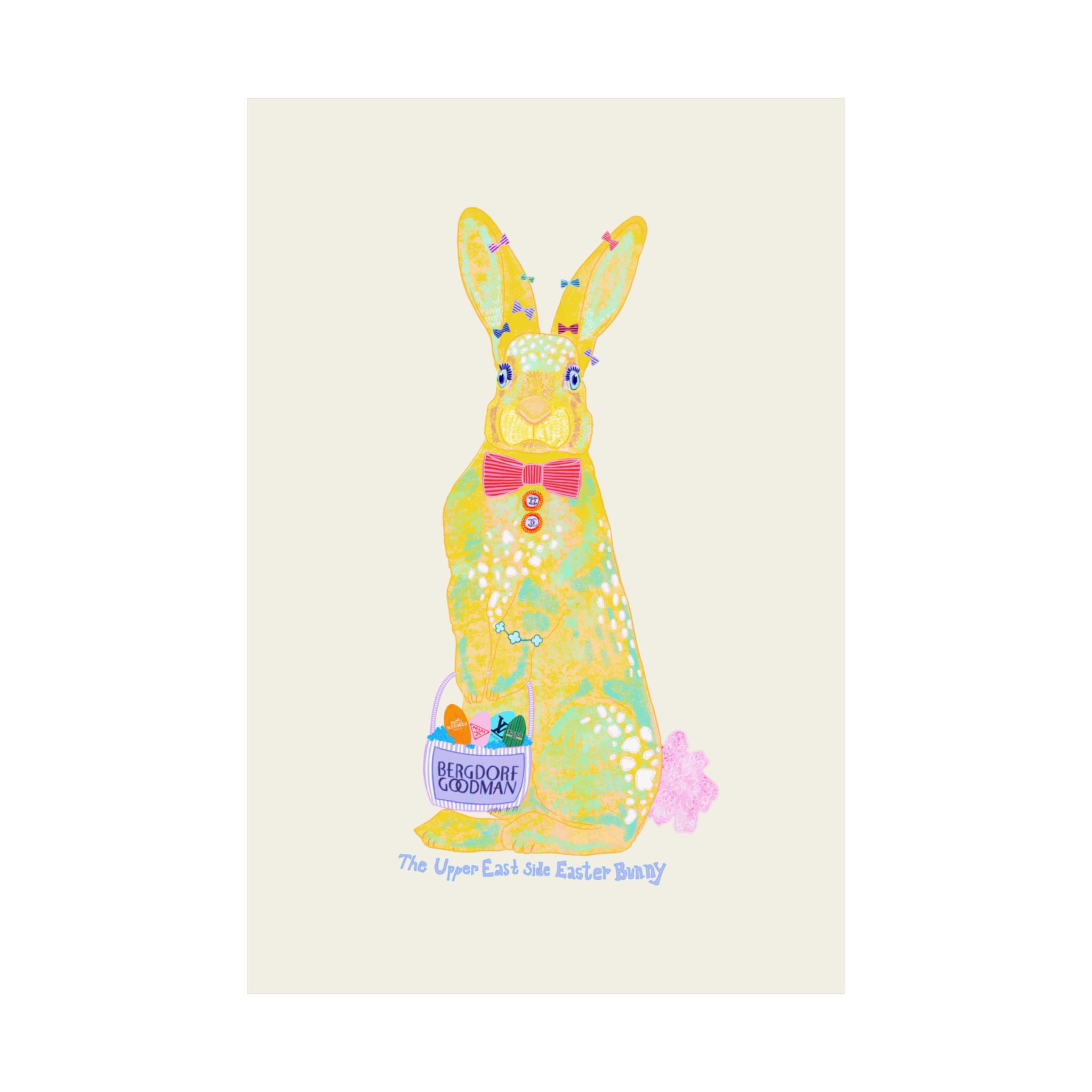 The Upper East Side Easter Bunny Art Print