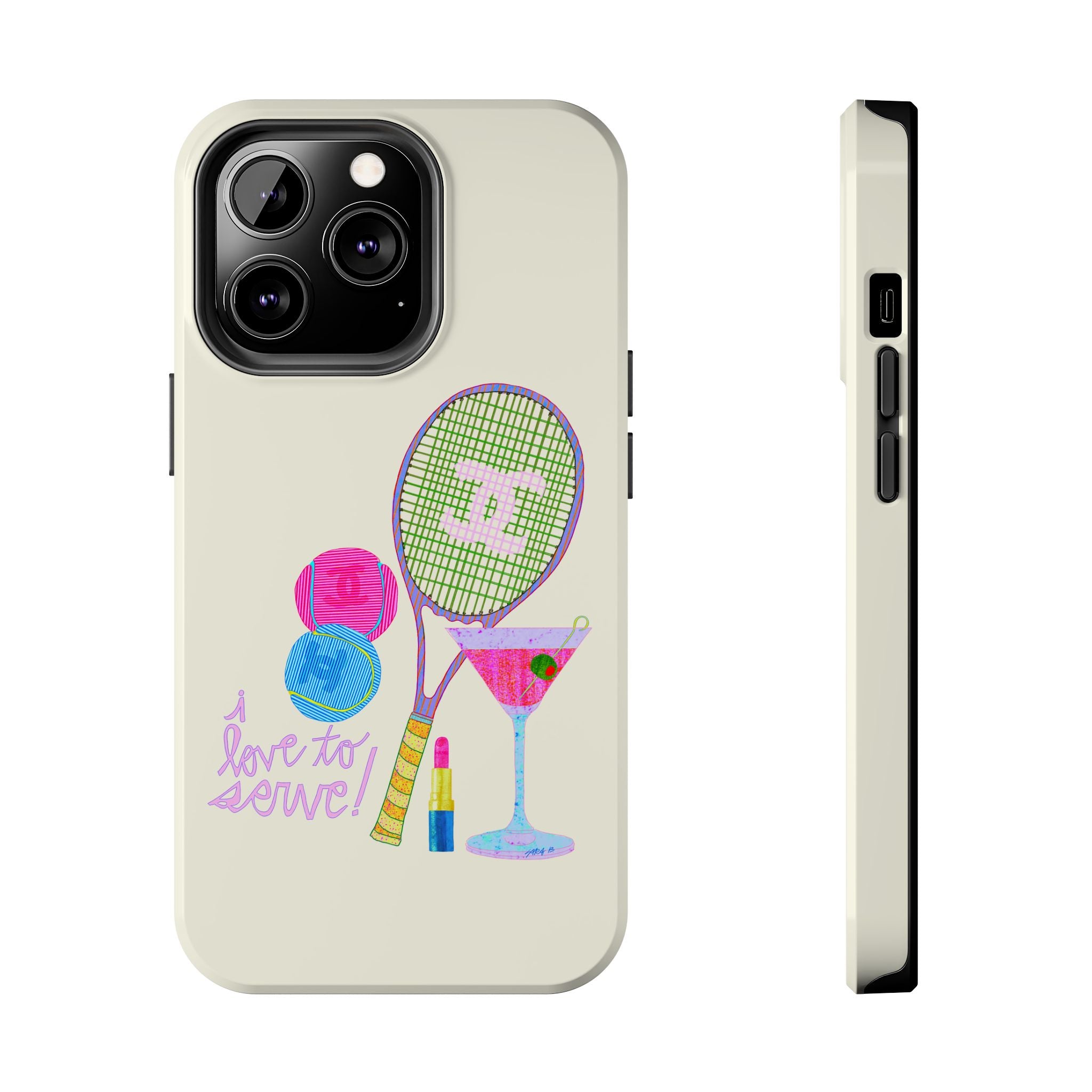 I Love to Serve Phone Case