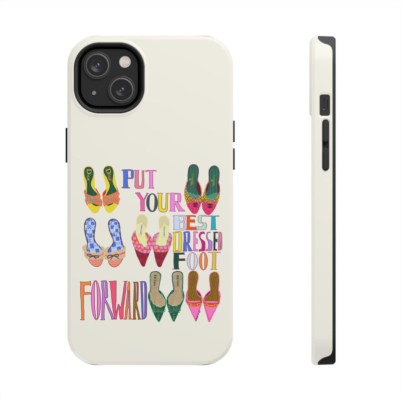 Best Dressed Foot Cream Phone Case
