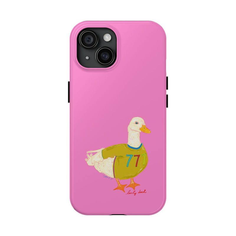 Pink Lucky Duck Phone Case