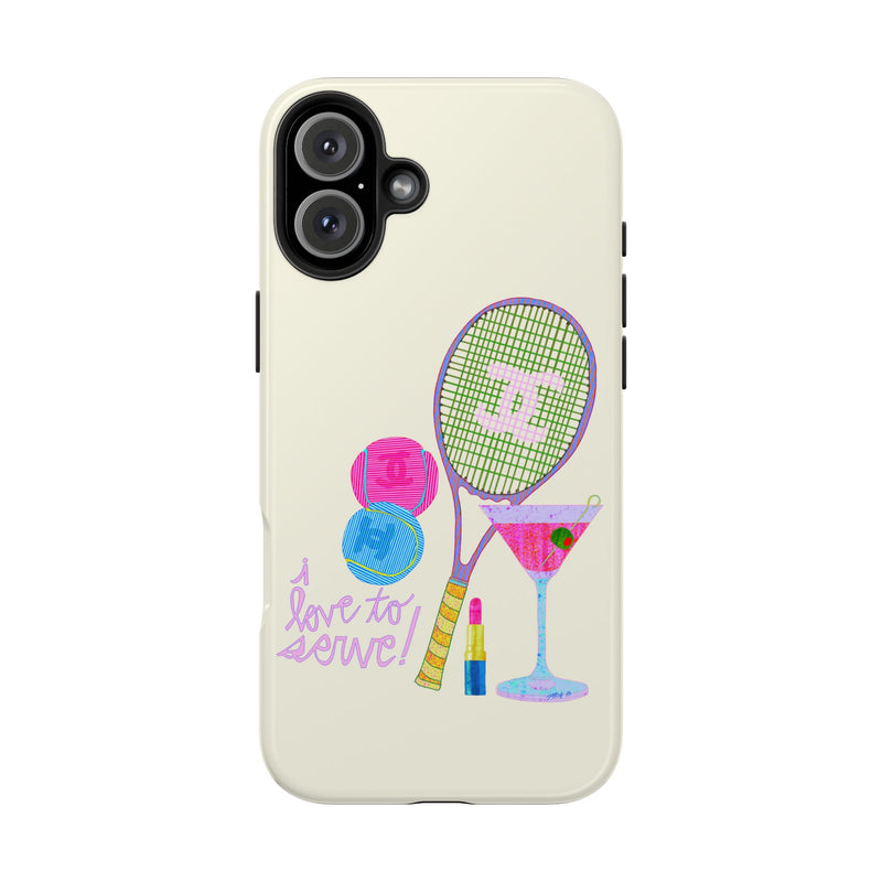 I Love to Serve Phone Case